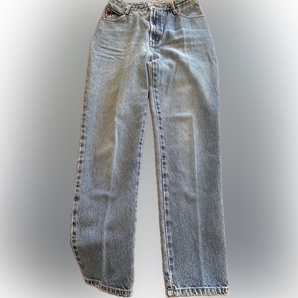 Vintage 90’s BONGO Straight Leg Retro Fit Medium Wash Juniors Jeans Size 7 - Picture 8 of 9